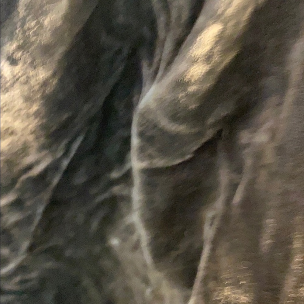 LOFT Green / Sage Velvet Ruffle Top - Picture 4 of 9